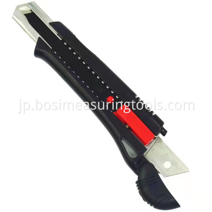 Black Rubber Utility Knife